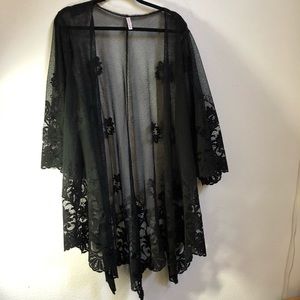Xhileration xxl Lace Kimono